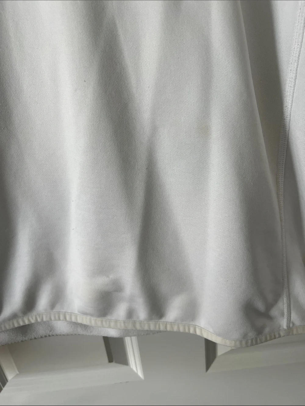 adidas White & Navy Michigan 1/4-Zip Pullover